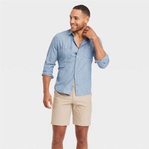 Men's 9" Hybrid Swim Shorts - Goodfellow & Co Almond new
